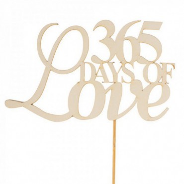 Topper Beermata 365 Days Of Love Dekoracja