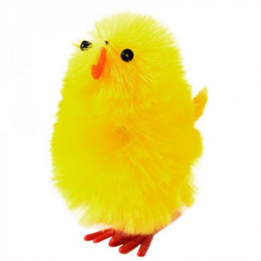 Kurczak żółty włochaty 8cm