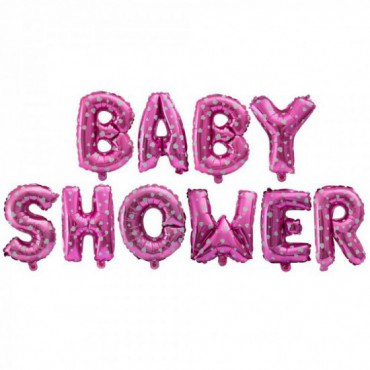 Balon Foliowy Różowy Baby Shower