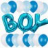 Zestaw Napis Boy Niebieski + Balony 15 mix