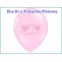 Balony urodzinowe - Bucik z kokardką różową