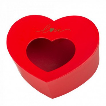 Pudełko Serce Czerwone Duże Love