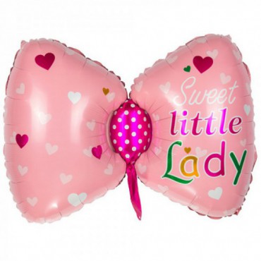 Balon Foliowy Kokarda Sweet Little Lady