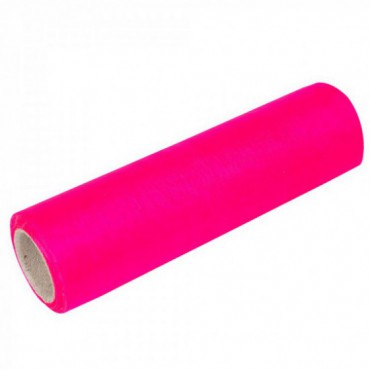 Organza Plain 16cm - Pink