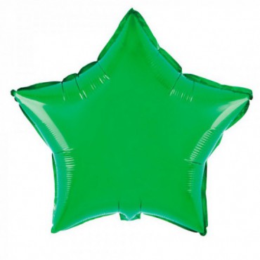 Balon Foliowy Gwiazda Zielona