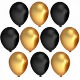Zestaw Balony Nowy Rok 2024 Czarny Z Zielonymi Balonami