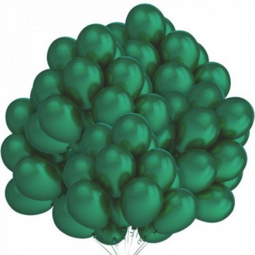 Balony Metaliczne 50szt Zielone