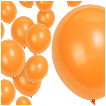 Balony Pastelowe Pomarańczowe 25szt