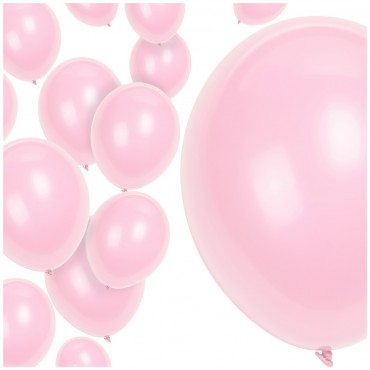 Balony Pastelowe Różowe 25szt