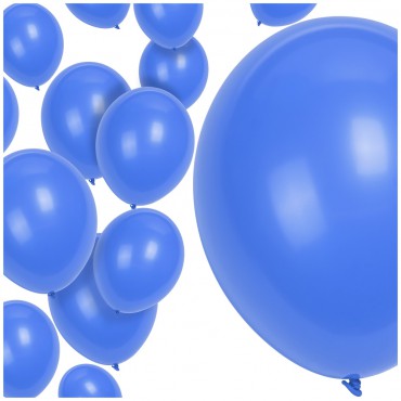 Balony Pastelowe Niebieskie Duże 25szt