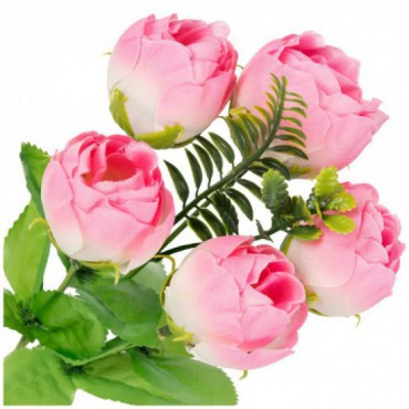 Bukiet Peonie Różowe 5 Kwiatów