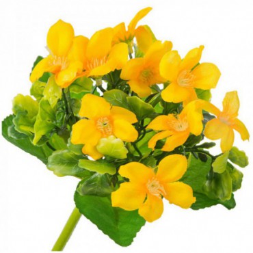 Bukiet Kwiatów Żółtych Duże Liście