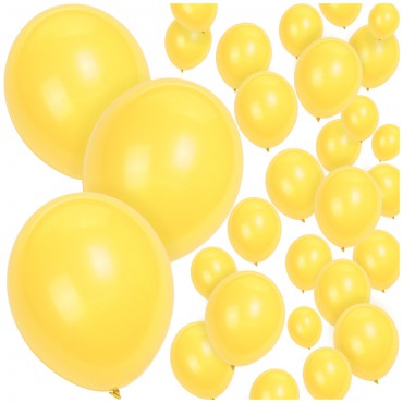 Balony Lateksowe Żółte Duże 100szt