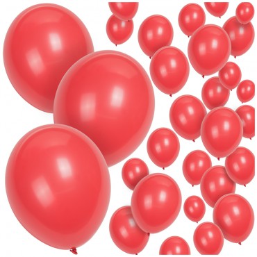 Balony Lateksowe Czerwone Duże 100szt