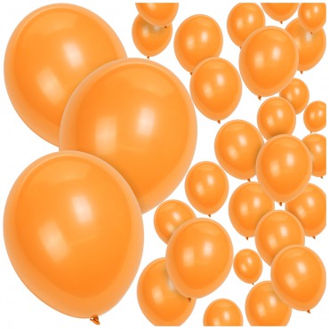 Balony Pomarańczowe Pastel 100szt
