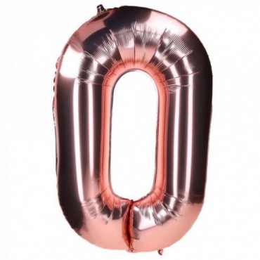 Balon Foliowy 0 Różowe Złoto 100cm