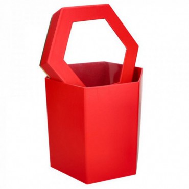 Pudełko Czerwone Z Szybką Średnie