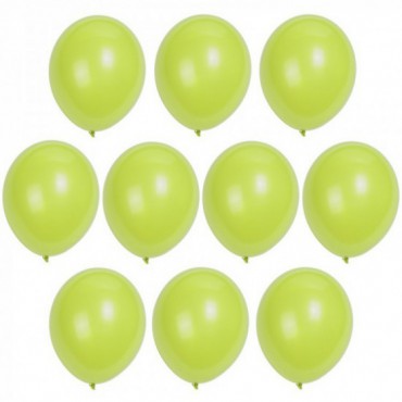 Balony Zielone 10 szt