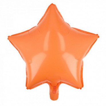 Balon Gwiazdka Pastel Pomarańcz