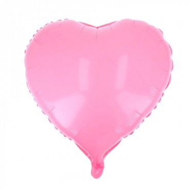Balon Foliowy Serce Pastel Różowy