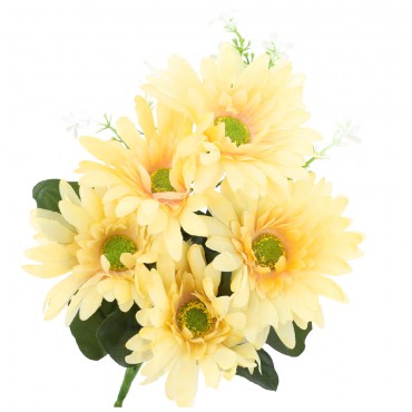 Gerbera Bukiet Kwiatów Żółty