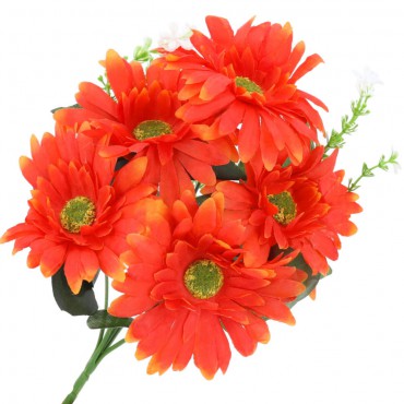 Gerbera Bukiet Kwiatów Pomarańcz