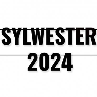 Baner Czarny Sylwester 2024