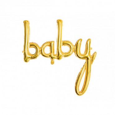 Balon Foliowy Baby Złoty 73,5x75,5cm