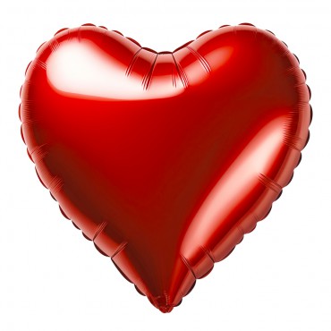 Balon Foliowy Serce Czerwone 45cm