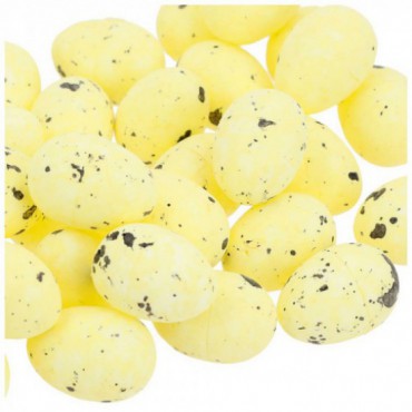 Jajka Styropianowe Żółty/Czerń 1,8x2,5cm KR410A