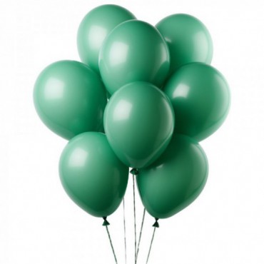 Balony Vintage 10szt Zielony