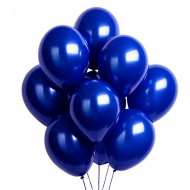 Balony Vintage Ciemny Niebieski 12 cali 25szt
