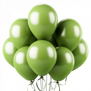 Balony Vintage Zielone Jabłuszko 12 cali 25szt