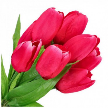 Bukiet Tulipanów Amarant Materiałowe KR331A