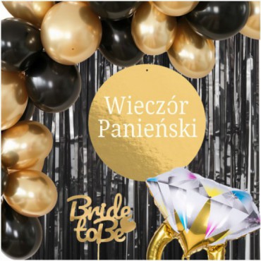 Zestaw Wieczór Panieński Balony Koło Pierścionek