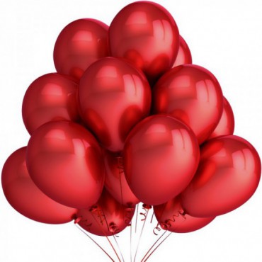 Balony Czerwone 25 szt . Profesjonalne Urodziny Rocznica