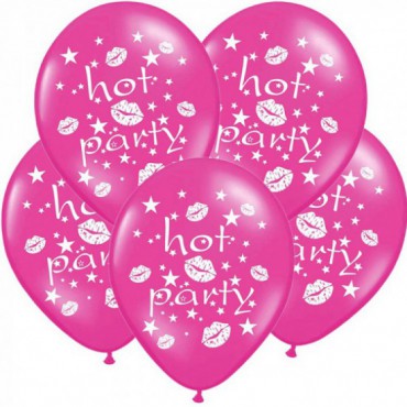 Balon "Hot Party" Różowy