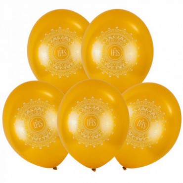 Zestaw Balony IHS Żółty 5szt