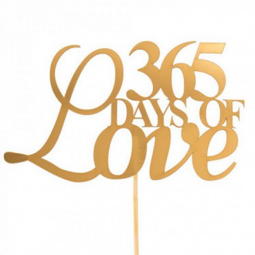 Topper Złoto 365 Days Of Love